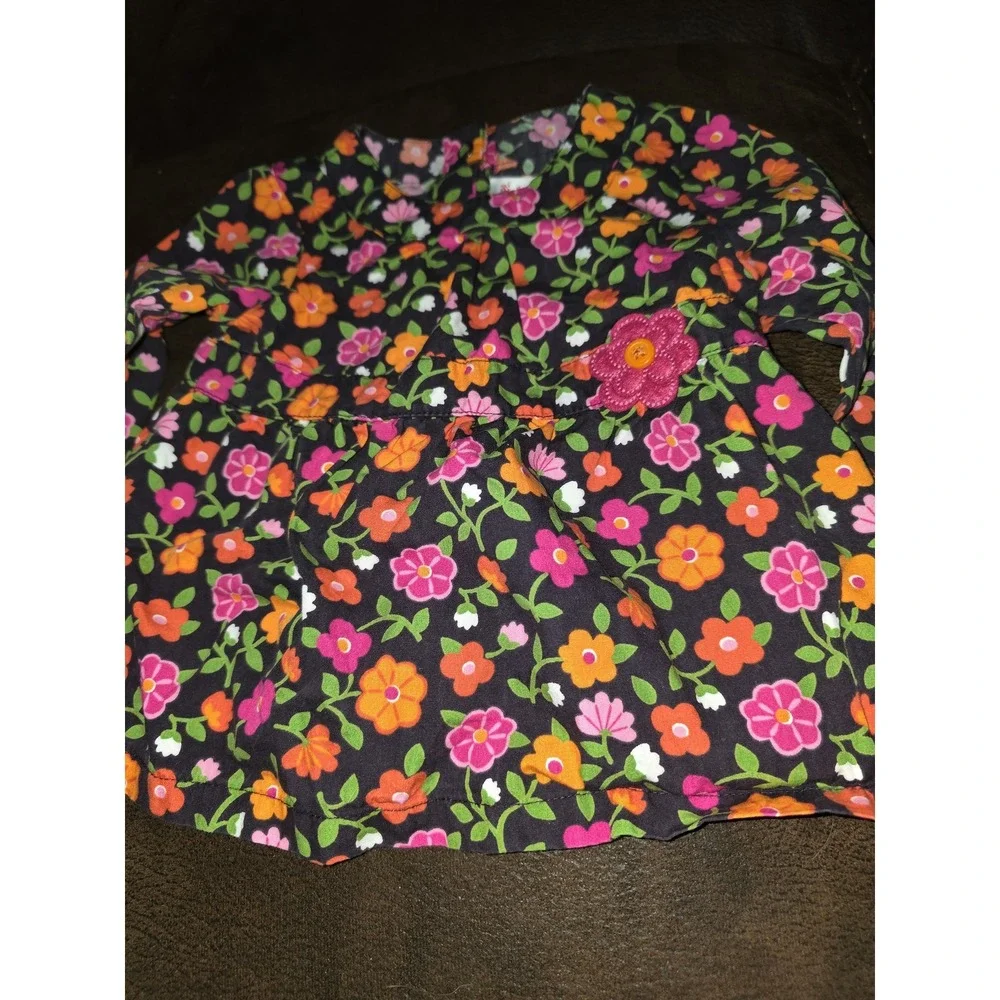 Gymboree all about buttons floral top size 12 18 months